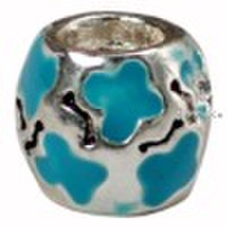 Enamel charm European beads pandora style