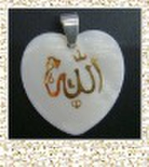 fashion allah shell pendants