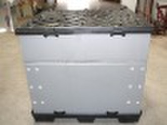 thermoformed pallet - assembled container twin-she