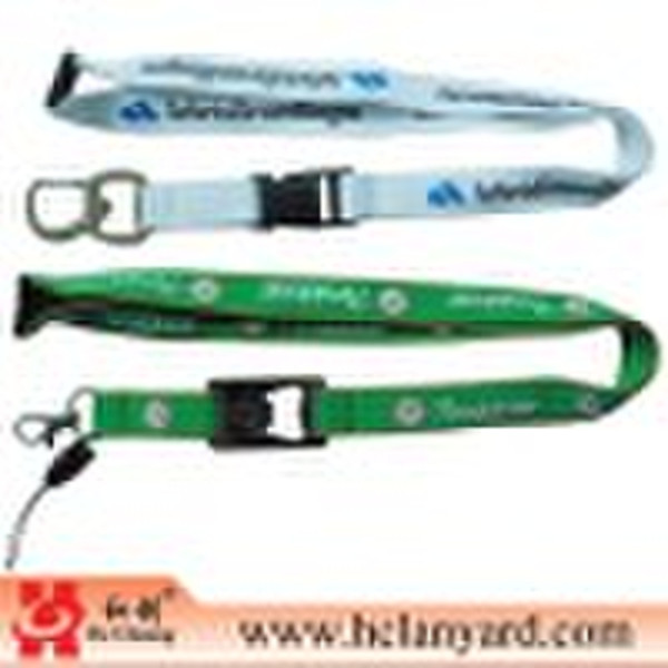 Bottle opener lanyard