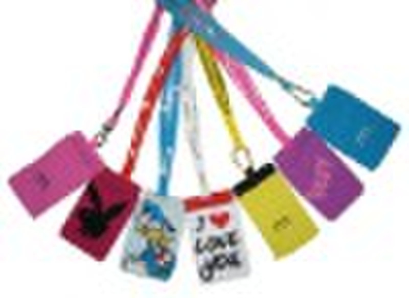 lanyard with cell phone holder