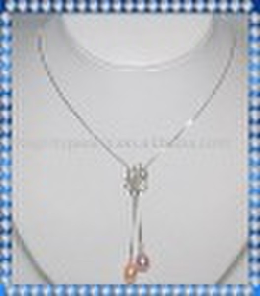 N1004 925 sterling silver pearl necklace