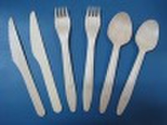 wooden cutlery