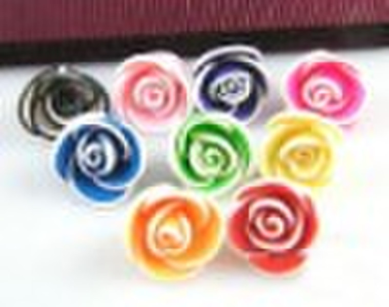 flower Polymer clay beads