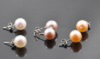 fashion 9-10mm AAA grade freshwater pearl earring