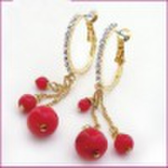 Fashion coral earrings