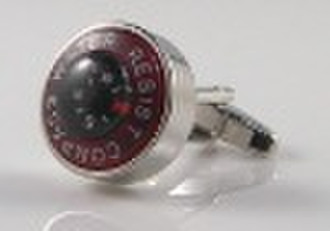 water resist compass cufflink