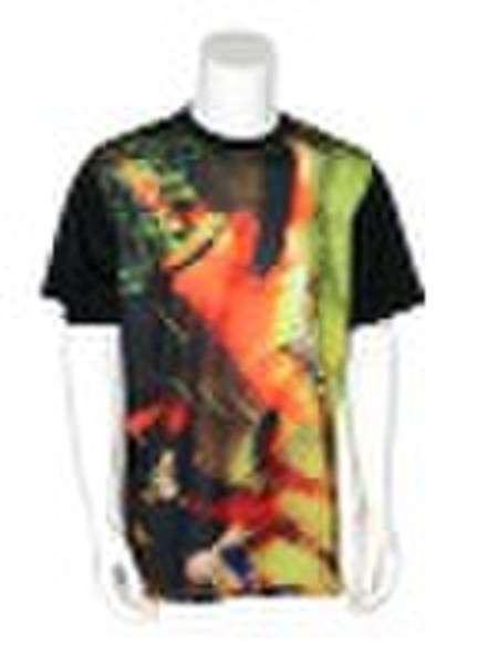 sublimation printing fashion t-shirt