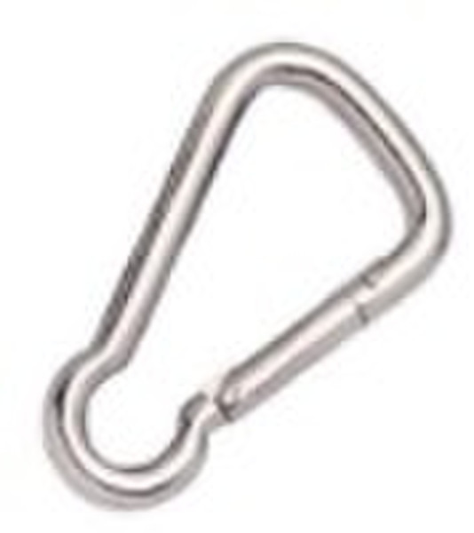 三角形的不锈钢carabiner