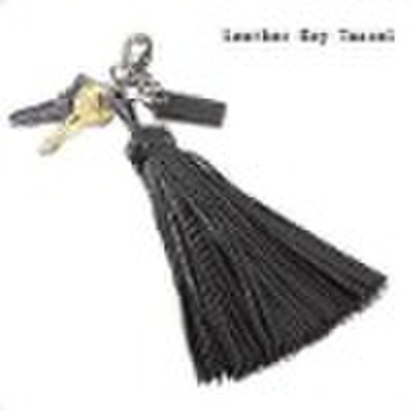 Leather Key Tassel