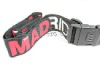 Word printed luggage strap