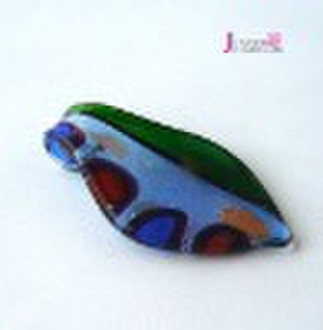 лист Lampwork стеклянные подвески