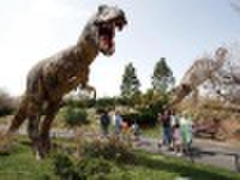 Закрытый Динозавры площадка аниматронных