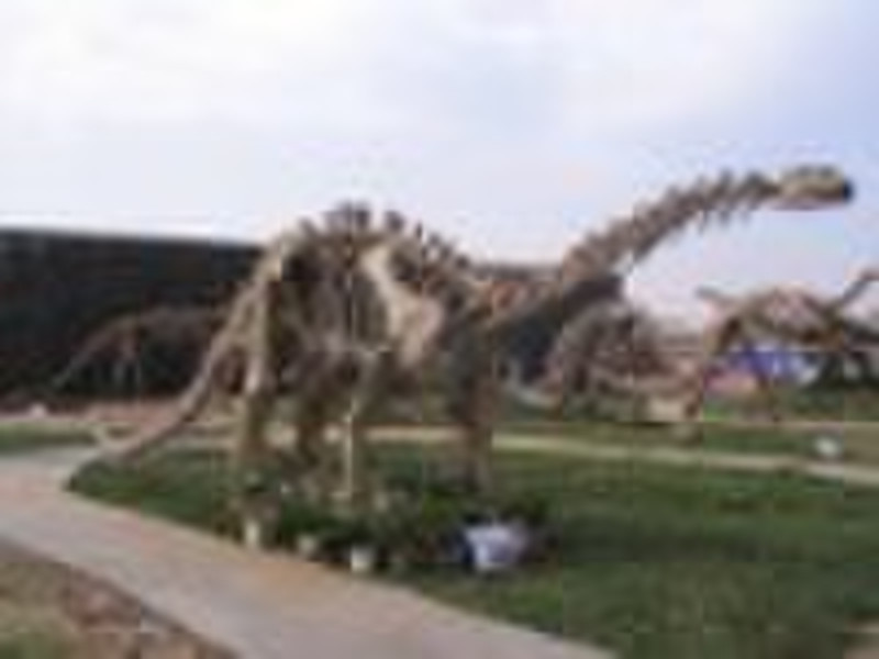 Парк развлечений скелет динозавра