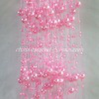 acrylic plastic beaded garland, beaded spray, wedd