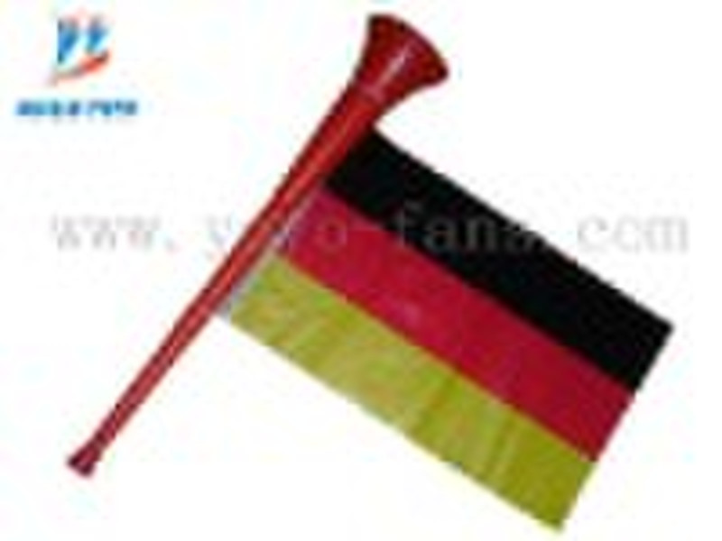 vuvuzela with flag