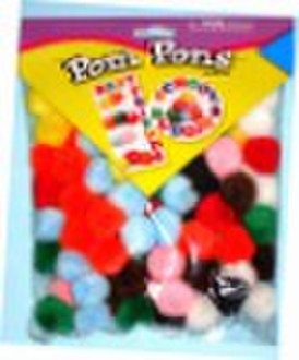 Pompons Sortiment Packung