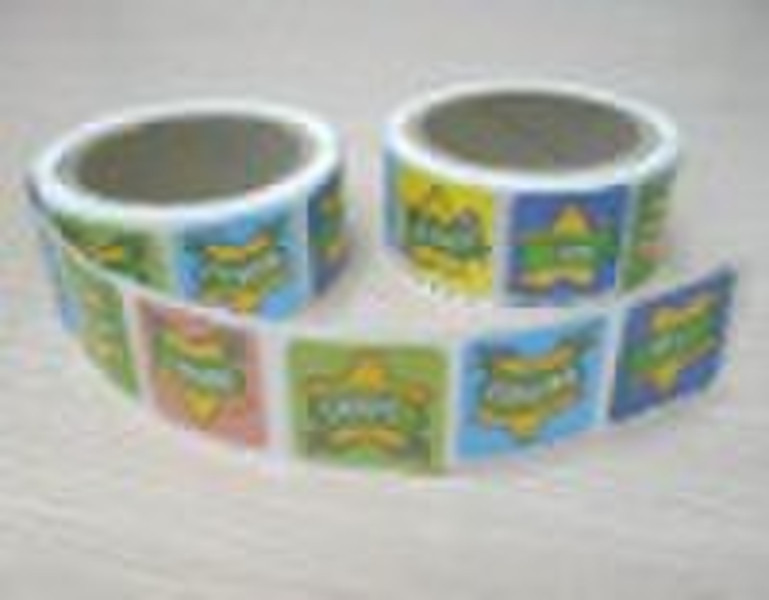 Roll stickers, self-adhesive sticker