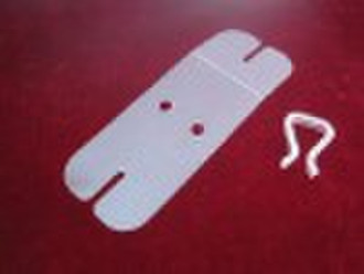 plastic tie card with tie clip