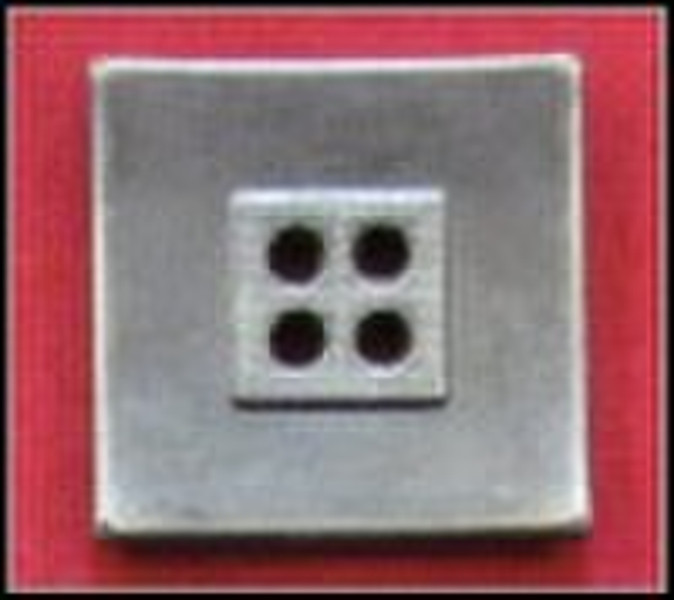 Zinc alloy buttons