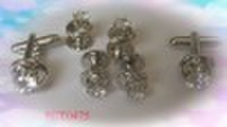 Cubic Zirconia/CZ cufflinks and studs/ formal set