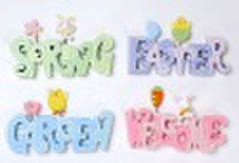 painted spring  letter  wooden craft  gift