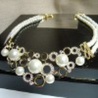 Fashion round pearl necklace