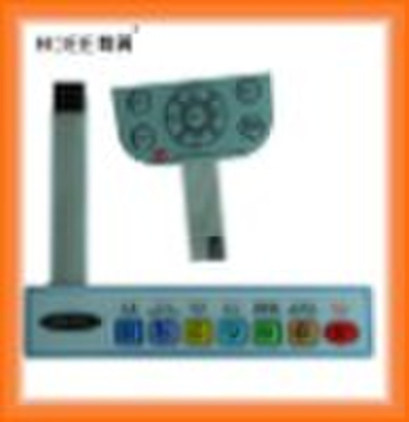 PET/ PC metal dome membrane switch/ membrane tacti