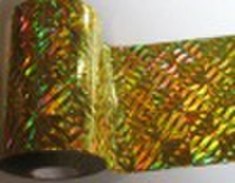 holographic seamless  hot stamping plastic  foil
