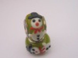 pandora style cute animal glass beads