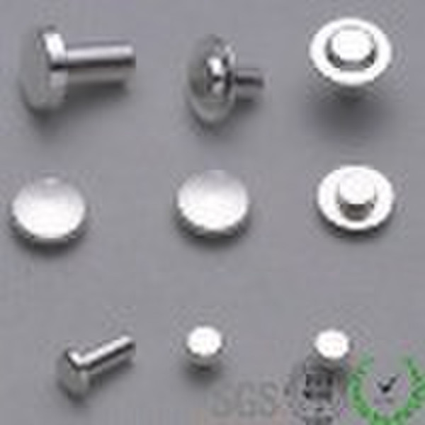 Tri-metal Contact Rivets