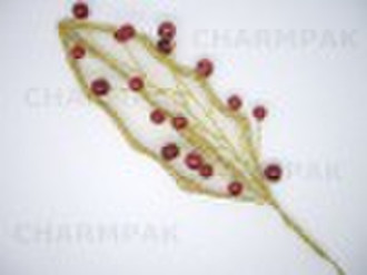 RED BEAD  for GOLD HOLLY