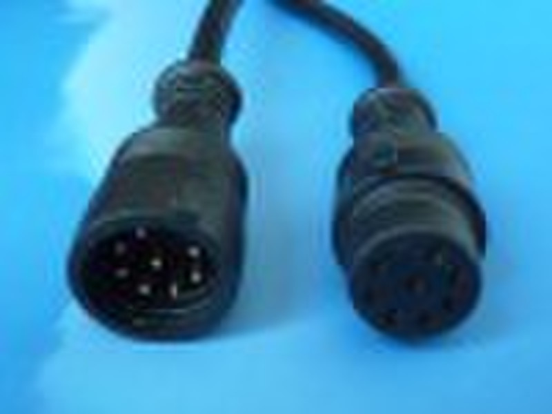 Waterproof plug and cable connector