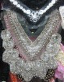 Apparel applique trimming handmade collar GAT2291