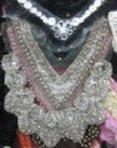 Apparel applique trimming handmade collar GAT2291