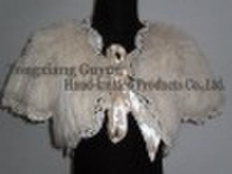 HKFG1030 2010 Ladies Fashion Rabbit Fur Coat