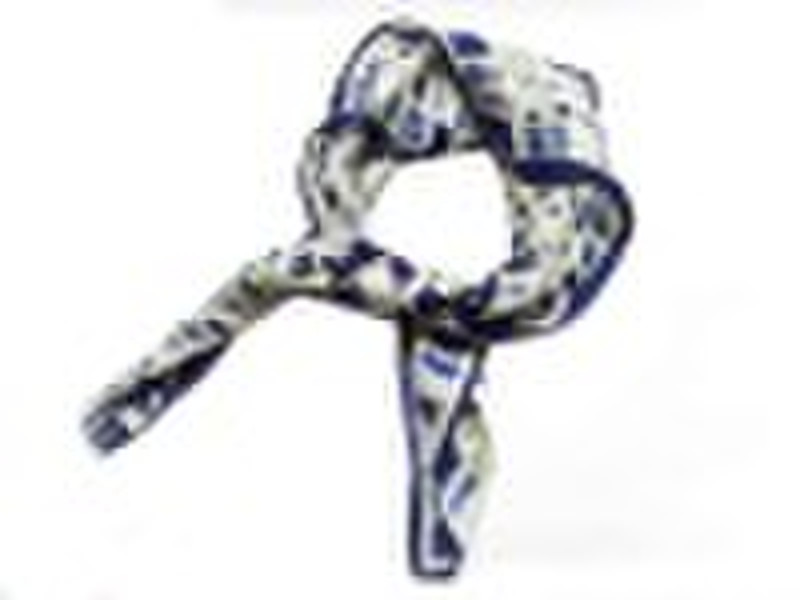 ladies' fashion printed silk scarves