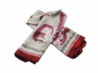 ladies' fashion printed silk scarf