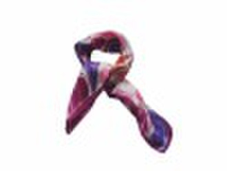 ladies' fashion printed silk scarf