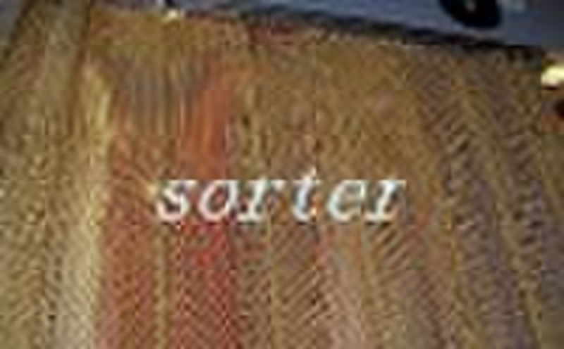 artistic decoration metallic coil drapery