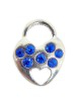 rhinestone charm rhinestone beads rhinestone lock