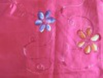 100%polyester hand drawing print sequin and embrod