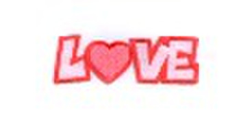 embroidery love patch