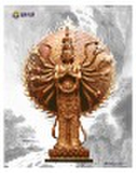 10 hand Avalokitesvara carvings