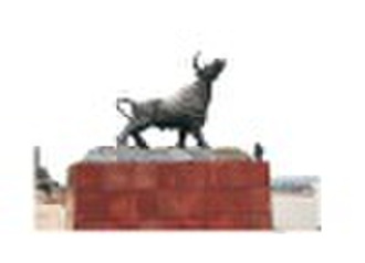 copper water cattle decoration