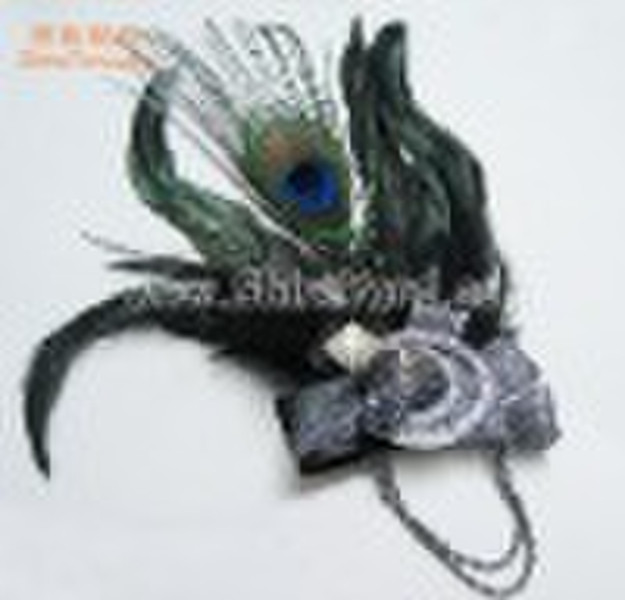 Feather Flower Brooch