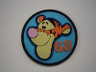 pvc badge  ,plastic patch , pvc trademark