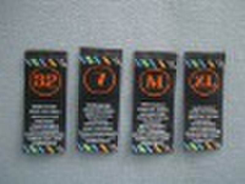 size  labels, care label,instruction label