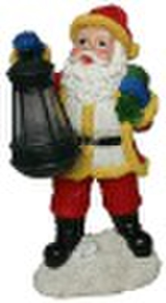 solar santa claus light