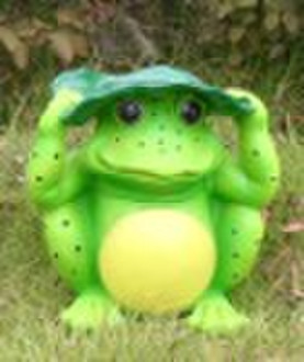 resin solar frog light